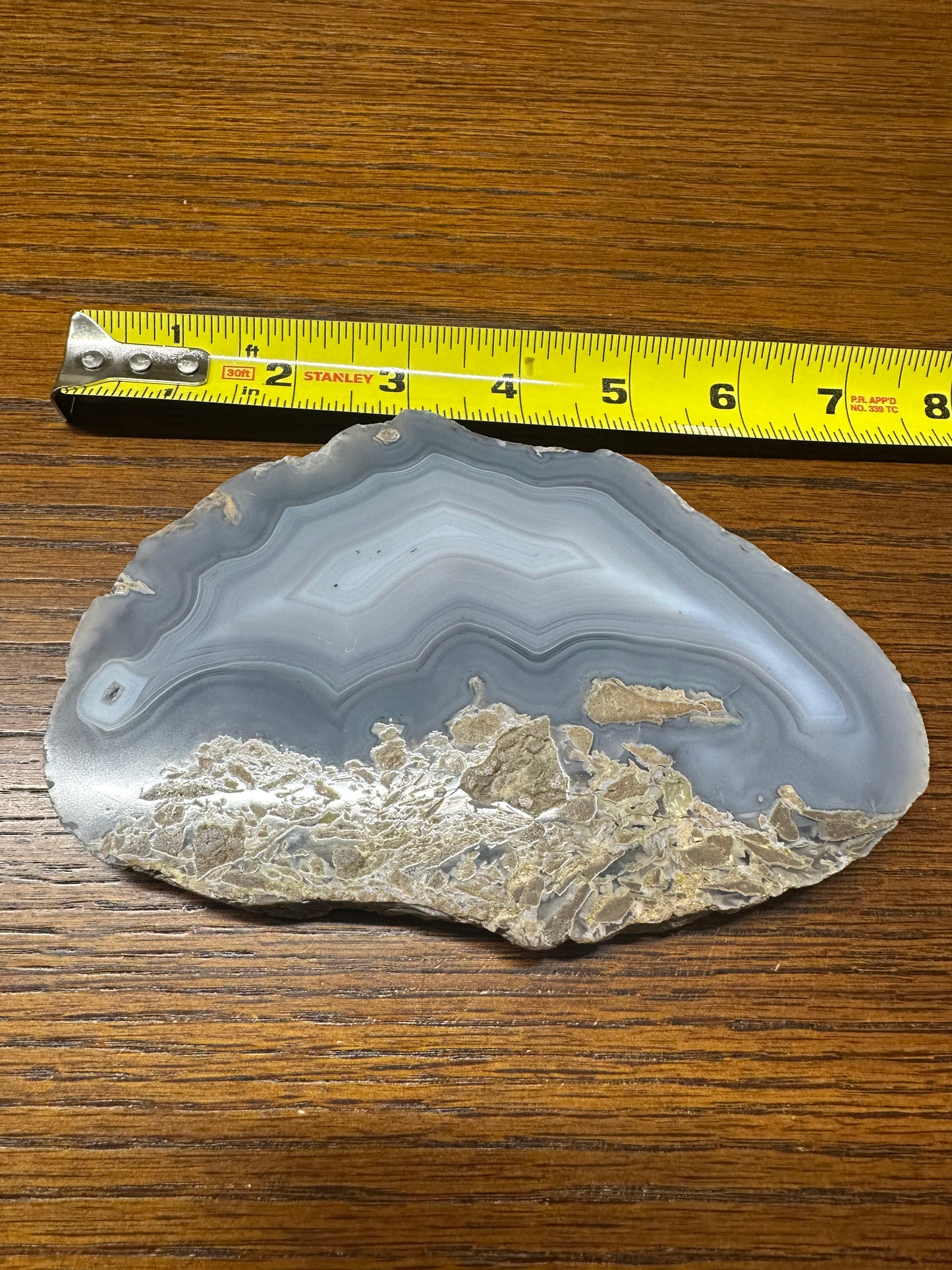 BAS290 Brazilian Agate Slab Polished both Sides