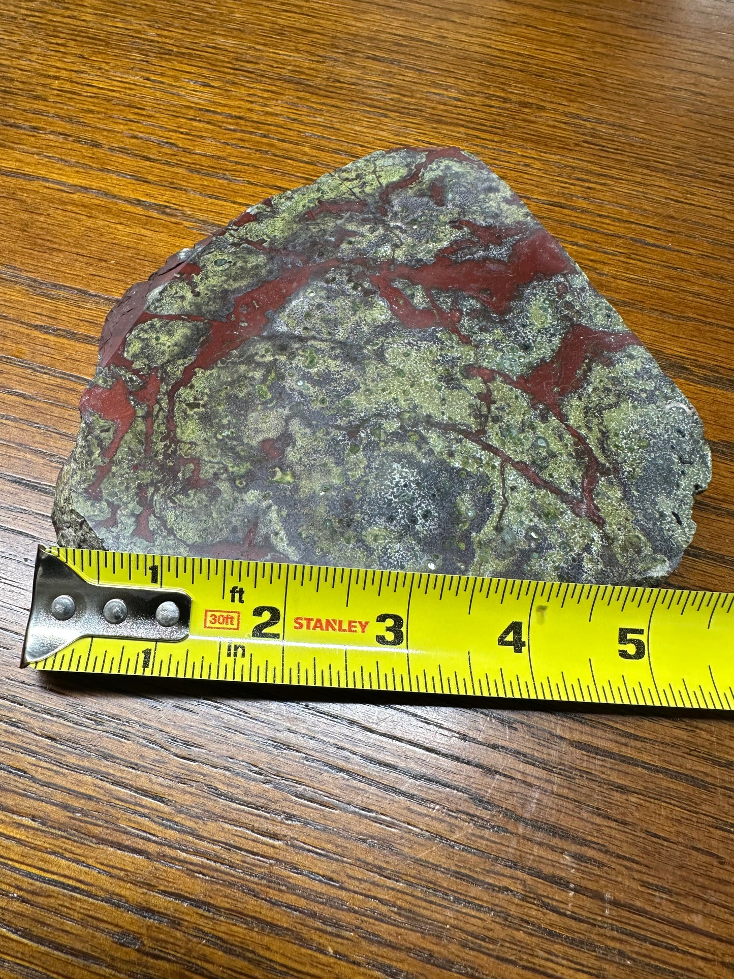 Dragons Blood Jasper Polished Slab