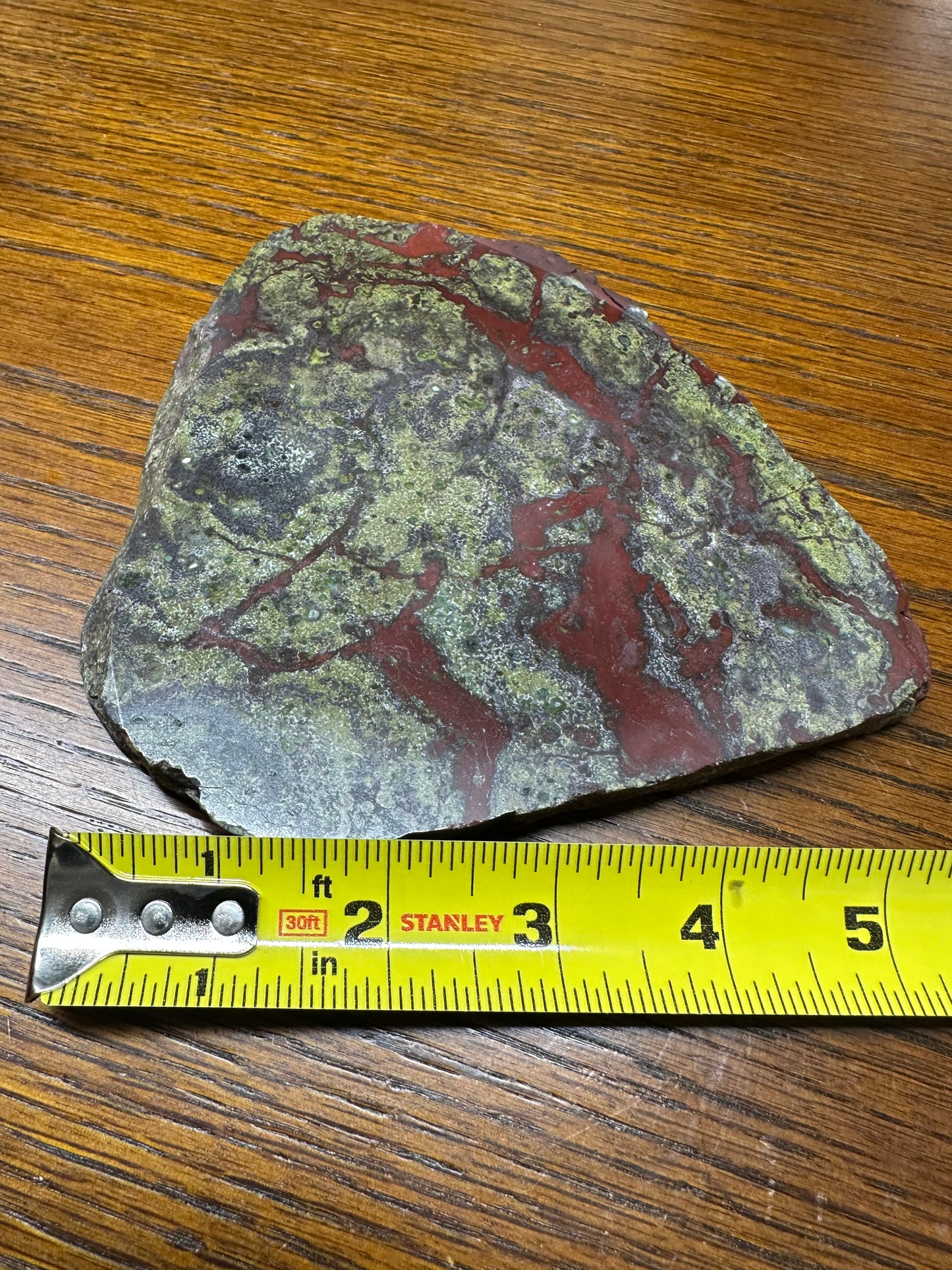 Dragons Blood Jasper Polished Slab