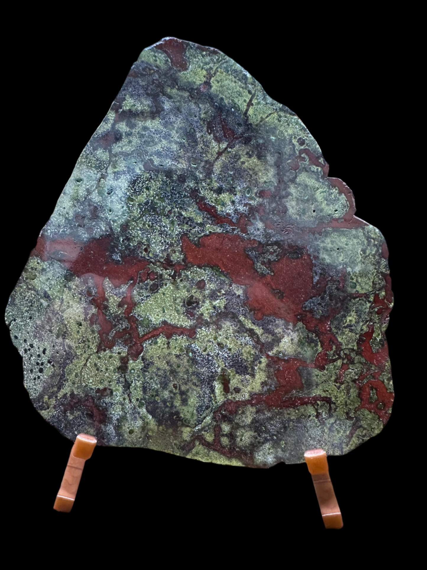 Dragons Blood Jasper Polished Slab